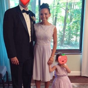 Ted Baker Langley Lavender Lace Beaded Dress